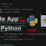 Build Mobile App With Python Kivy Python Tutorial Python Project