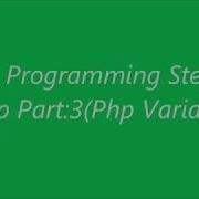 Php Programming Variable Tutorial Bangla