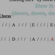 Chasing Cars Moving Chord Chart