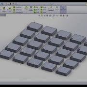 SolidWorks Tutorial In Tamil 34 Linear Pattern Part Solid