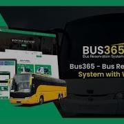Bus365 Bus Reservation System With Website How To Make Bus Ticket Booking Website