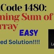 LeetCode 1480 Running Sum Of 1d Array EASY JAVA Detailed Solution