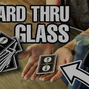 Magic Tutorial SIGNED CARD THRU GLASS
