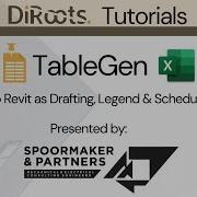 TableGen Revit Add In For Importing Excel Tables Charts As Views DiRoots