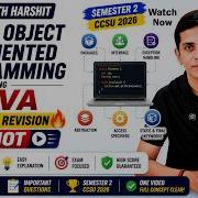 Unit 2 Object Oriented Programming Using Java Complete Revision BCA 2004 T 2026 One Shot