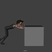 Push Heavy Object Animation
