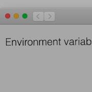 HOWTO Setup Environment Variables In Mac OS