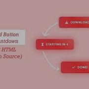 Download Button With Countdown Animated HTML CSS JS With Source