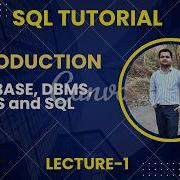 1 Introduction Of SQL Concepts Database DBMS RDBMS And SQL