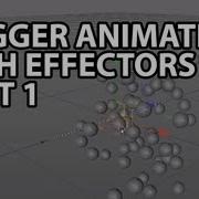 Cinema4D Tutorial Trigger Animation With Effectors PART 1 Intermediate