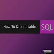 How To Drop Table In MySql