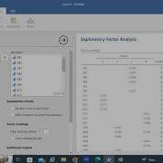 EXPLORATORY FACTOR ANALYSIS USING JAMOVI