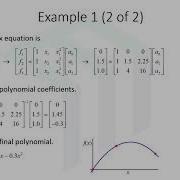 Lecture Polynomial Fitting Interpolation