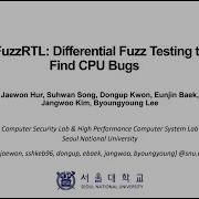 DIFUZZRTL Differential Fuzz Testing To Find CPU Bugs