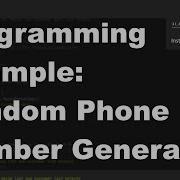 Java 1 Online 3 09 Using Classes And Objects Random Phone Number Generator