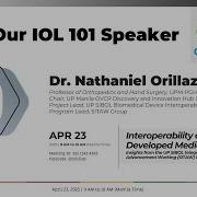 UPM SILab IOL 101 23 Apr 2025 Interoperability Of Medical Devices Full Recording