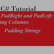 Padding Strings In C