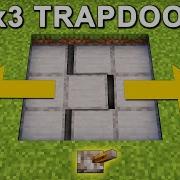 EASY 3x3 SECRET Trapdoor In Minecraft Tutorial