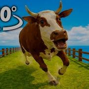 360 Cow Chase Animation VR Full Immersion
