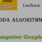 Computer Graphics L 1 DDA Algorithm