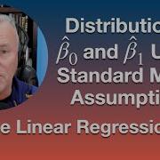 Sampling Distributions Of The Least Squares Estimators When The Error Terms Are Normally Distributed