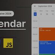 Build A Responsive Calendar App With HTML CSS And Javascript Tutorial 2024