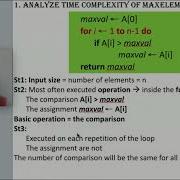 18 4 1 Time Complexity Analysis Of Iterative Or Non Recursive Algorithms