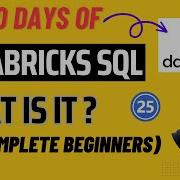 Day 25 DATABRICKS SQL 30 Days Of Databricks