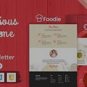 Convert PSD To HTML Food Template Responsive Web Design Tutorial 2025 Newsletter