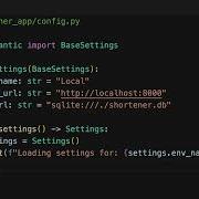 Configuring A FastAPI Python Project The First Steps Of URL Shortener App