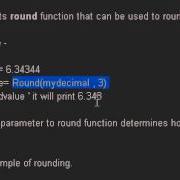 Round Function In QTP