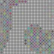 Openframeworks Flow Field Cross