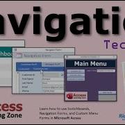 Информационные панели и формы навигации Microsoft Access Почему бы их НЕ использовать Создайте