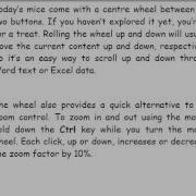 Mouse Wheel Zoom
