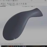 Solidworks Surfacing 3d Curves For Loft On Handle With Rounded End