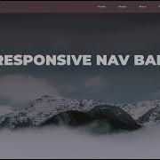 Responsive Navigation Bar Tutorial HTML CSS JAVASCRIPT