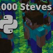 Rendering 100 000 Steves With Python