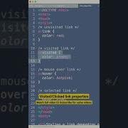 How To Change Clicked Link Color All Properties In Full Video Csstutorial Htmlcss