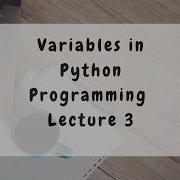 Variables In Python Programming With Solved Examples In Urdu Hindi