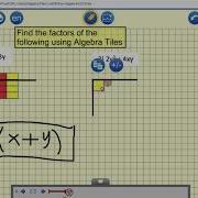 Factoring Polynomials Visually By Algebra Tiles