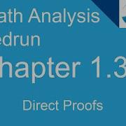 Chapter 1 3 1 Direct Proofs CodingBytes IB Math Analysis Speedrun