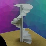 How To Make SPIRAL Staircase Built IT Miniature