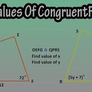 Using Properties Of Congruent Figures To Find Unknown Values Of Congruent Figures Explained