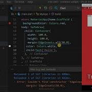 Container Widget In Flutter Visual Studio Code Flutter Tutorial Part 7