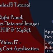 AngularJS Tutorials For Beginners Shopping Cart Example Data And Images From PHP MySql