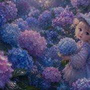 Aura Bloom Hydrangea Fantasy Music Расслабляющая атмосфера дождя и мечтательные визуальные эф