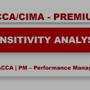 ACCA F5 C6 Sensitivity Analysis Simulations And Scenario Planning Acca F5 Management