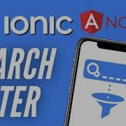 How To Create A Search Filter With Ionic Angular Ion Searchbar