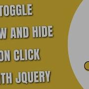 Toggle Show Hide On Click With JQuery HowToCodeSchool Com