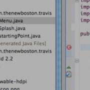 Android Development 18 Create A List Menu From The ListActivity Class Mp4